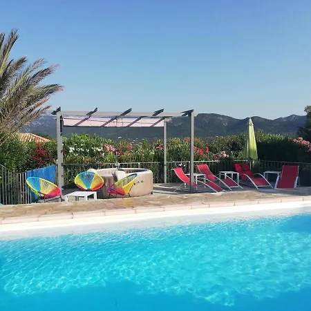 Les Palmiers Pool View Of Bavella *