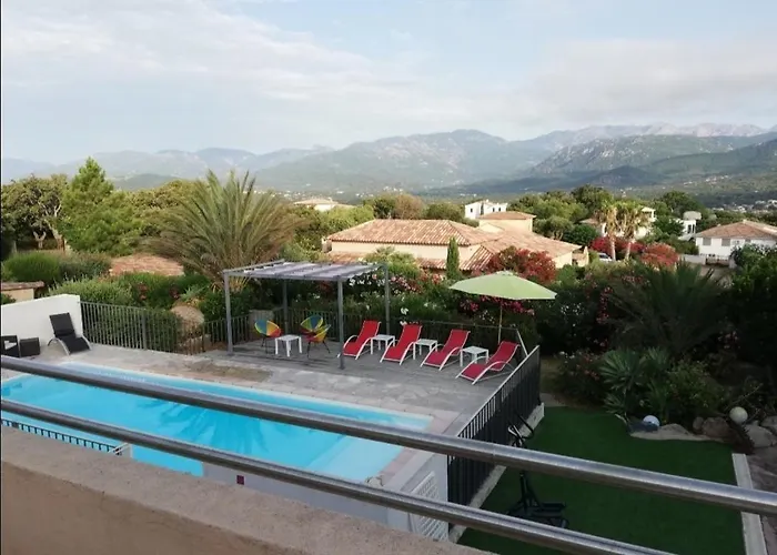 Les Palmiers Pool View Of Bavella فيلة سانت لوسي دي بورتو فيشيو